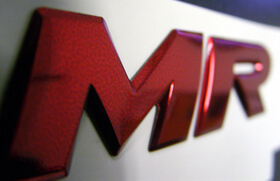 Mitsubishi EVO X MR Badge